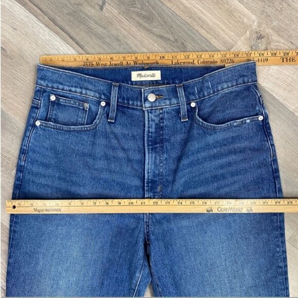 Madewell The Perfect Vintage Straight Jean Blue 32 - Picture 11 of 13